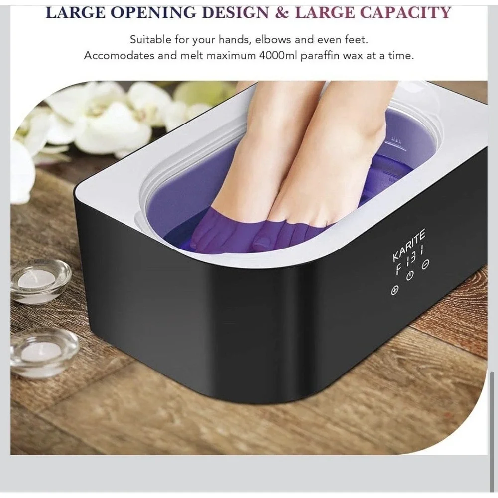 12N29/ Paraffin Wax Machine for Hand and Feet Paraffin Wax Bath 4000ml Paraffin